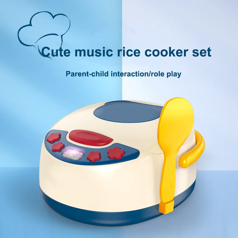 Juguetes de cocina para niños, modelo de olla arrocera, juego de simulación, electrodomésticos de cocina para accesorios de comida, juguete, regalos para jugar a las casitas