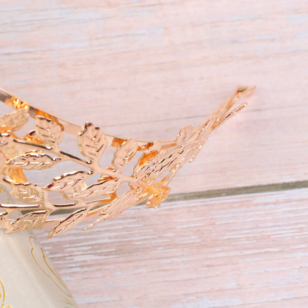 

Leaves Headband Hair Vine Bridal Wedding Headdress Golden Party Prom Evening Accessory Women Hair Styling Tool