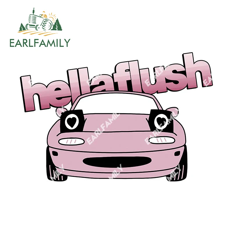 EARLFAMILY 13cm for Car Model Hellaflush Auto Refit Styling Car Sticker Occlusion Scratch Decal Vinyl Windshield Creative Decals