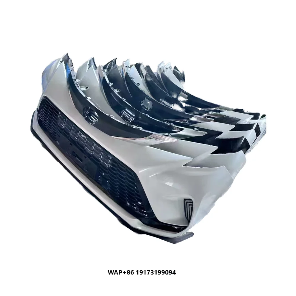 

Used for for-Toyota Sienna Front/Rear Bumper Upgrade Kit-Bolt-On Nose Cut Lip Headlights Replacement