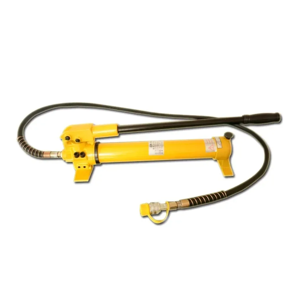 

CP180/390/700 hydraulic hand pump, single acting small hydraulic pump with pressure gauge