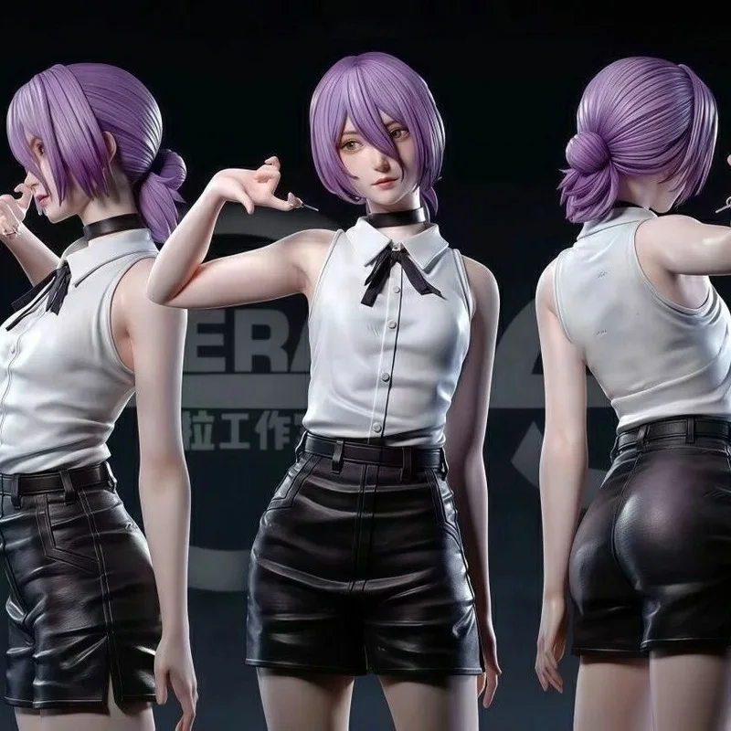 

28cmjt New Limited Edition Anime Character Heralese Chainsaw Man Gk Model Figurine Trendy Toys Statue Ornament Boy Gift