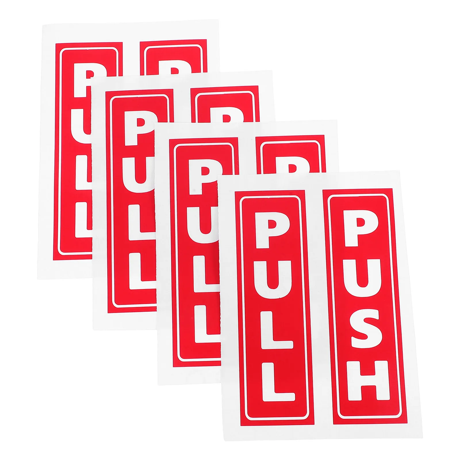 8Pcs Sliding Door Stickers Glass PVC Push Pull Signs Storefront Cafe Business Door Warning Decals Spring Window Stickers - view 2