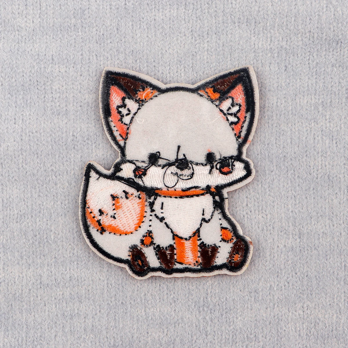 Cartoon Animal Embroidery Patch Cute Fox Iron On Patches For Clothing Thermoadhesive Patches On Clothes DIY Sew Badges