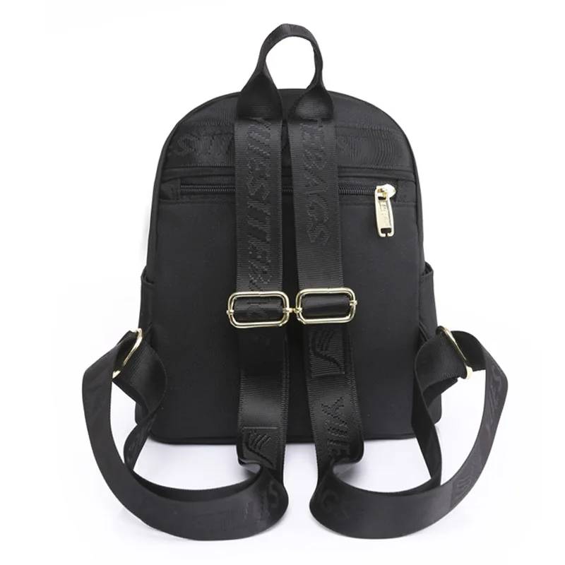 Simple Designer Women Small Travel Backpack High Quality Soft Oxford Women Shoulder Bag Fashion Girls Schoolbag Mochila Escolar