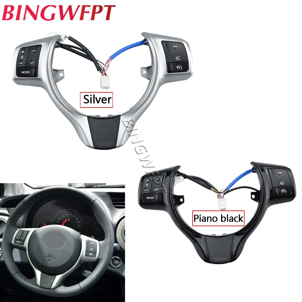 

High Quality Steering Wheel Switches Buttons For Toyota Vitz / Yaris 2012 2013 2014 2015 2016