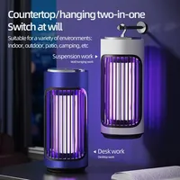 Hot Sell Mosquito Killer Lamp Insect Fly Trap Camping Lantern USB  Electric Mosquito Swatter Outdoor Insect Killer Repellent