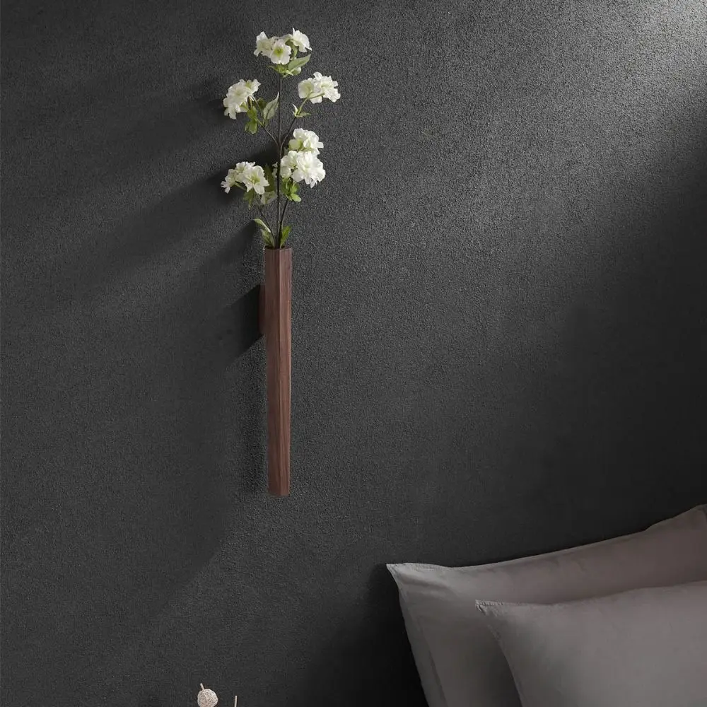 Multi-functional Wooden Vase Wall-mounted Wall Decoration Flower Inset Bottle Flower Vessels Home