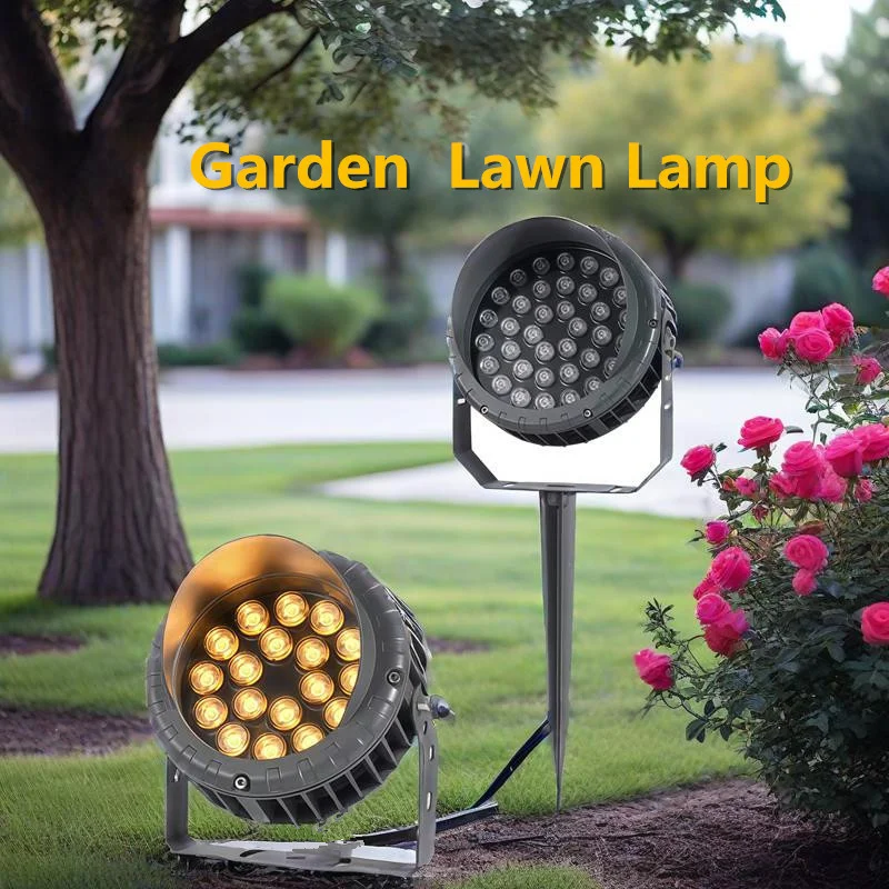

Path Spotlight Garden Landscape Lighting 3w6w9w12w18w IP65 Outdoor Waterproof Park LED Engineering Landscape Decoration RGB 220V