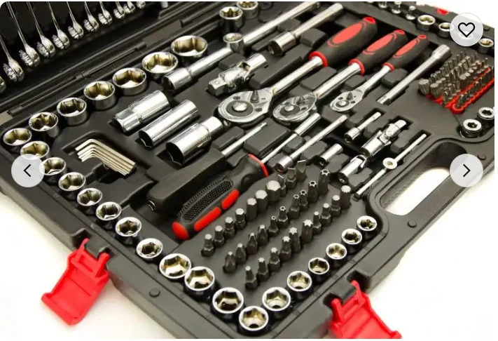 wholesale 215 Piece CRV combination tools ratchet Socket wrench tool Set for car repair