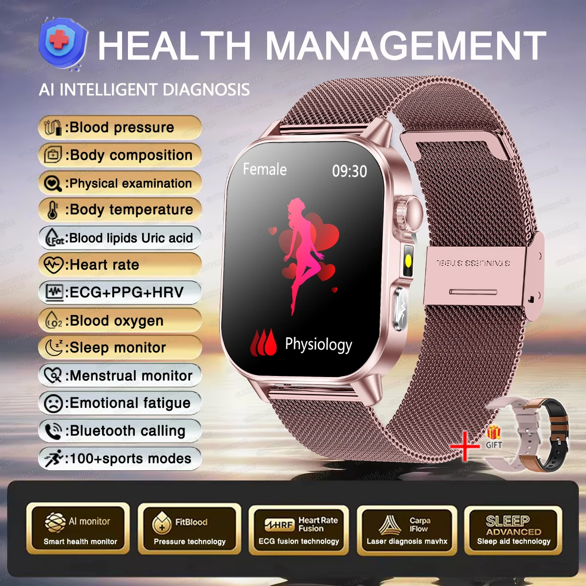 Pink Mesh-Belt 2A