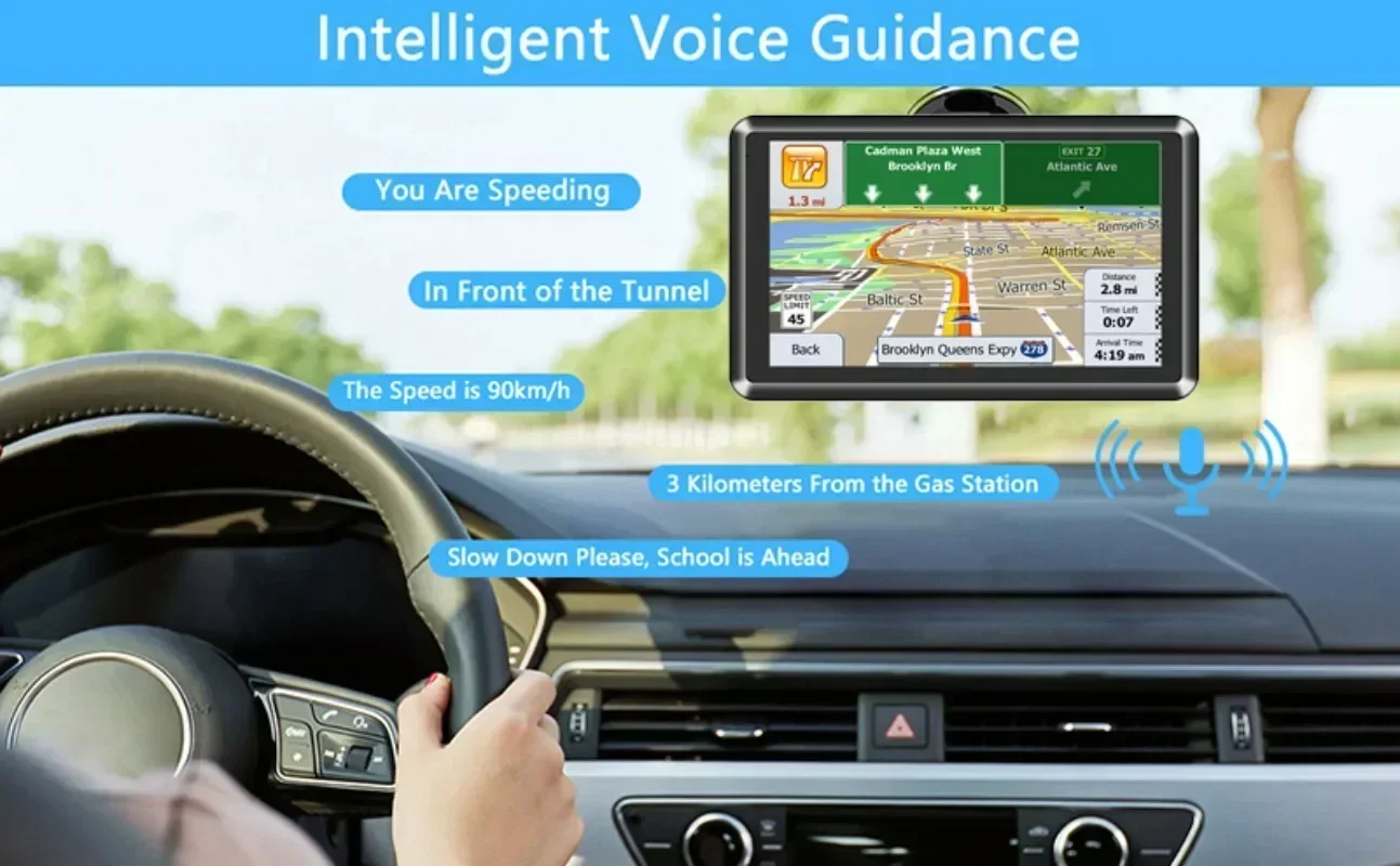 Veclumin Car GPS Navigation X20-1 5“ 7 \