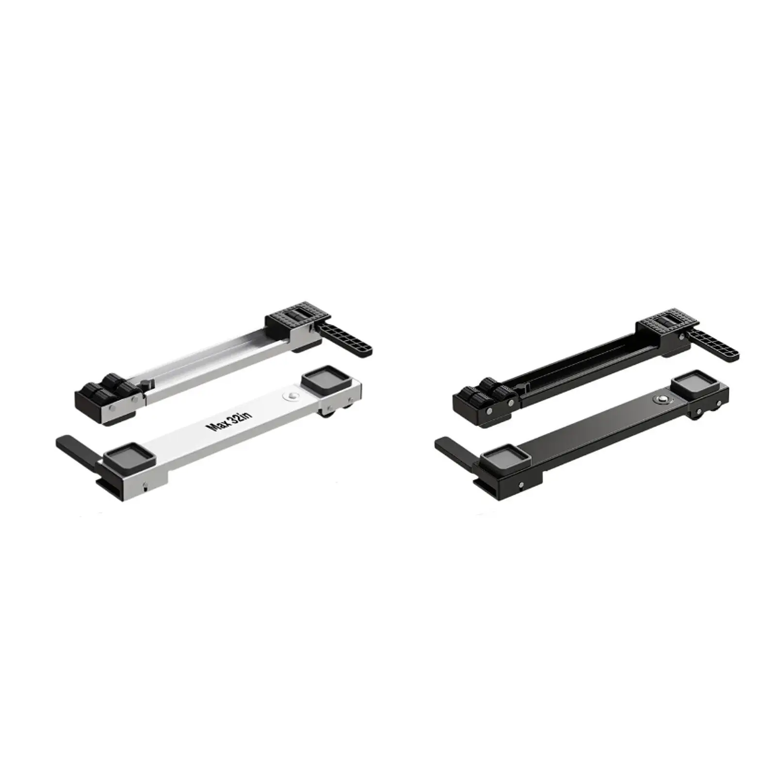 2x Washing Machine Support Appliance Rollers Stable Washer Mover High Load
