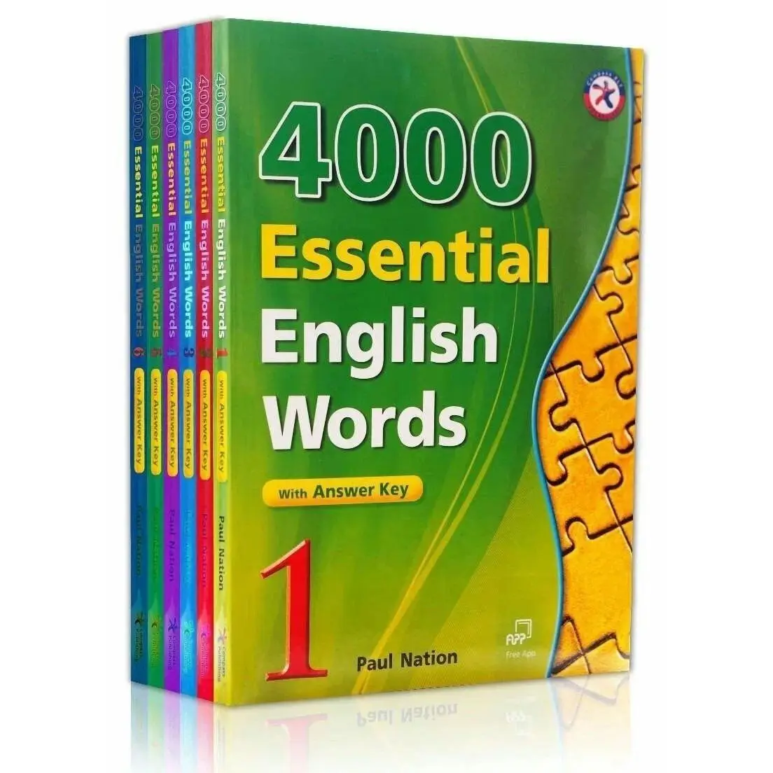 6 Books/set 4000 Essential English Words Full Color New Version of The English Learning Guide English Book Libros Livros