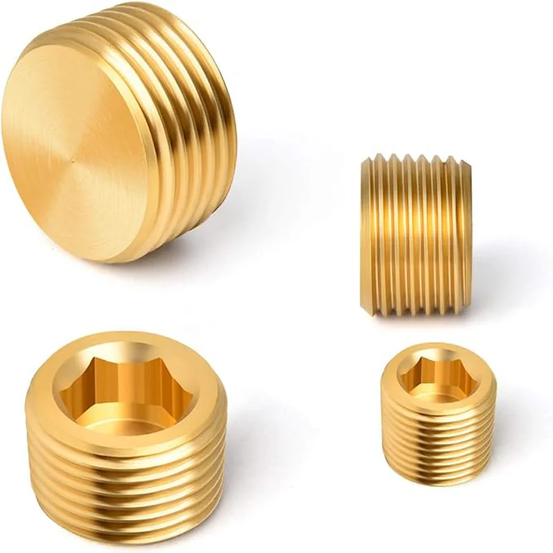 New Brass BSPP G Male Thread Pipe Plug Assortment Kit, 1/8