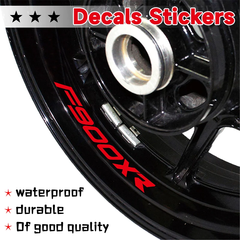 

Motorcycle Front Rear Rim Sticker Decal Reflective Rim Decoration Decals Wheel Stickers Accessories For F900XR f900xr F 900XR