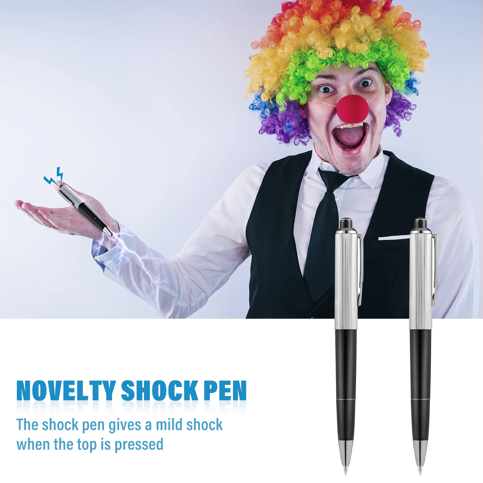 1pc elektrische schockierende Stift Spielzeug beschreibbare elektrische Ball Schock Stift Utility Gadget Gag Witz lustige Streich Trick Neuheit Geschenke