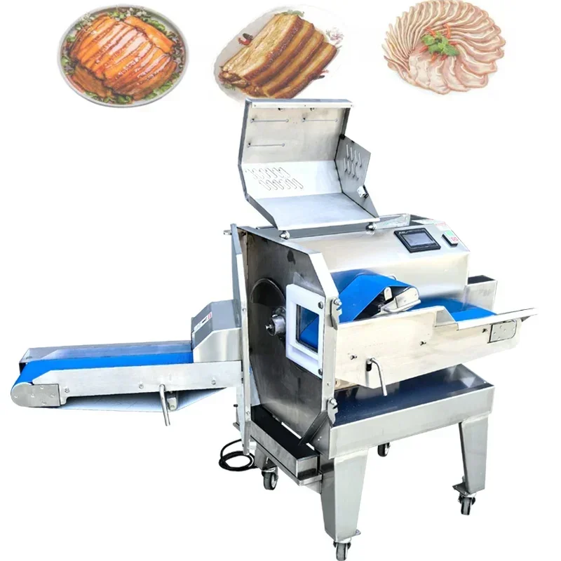 Commercial Sausage Slicer Commercial Cooked Meat Cutting MachineFor Bacon Steak Slicer Cutting Machine