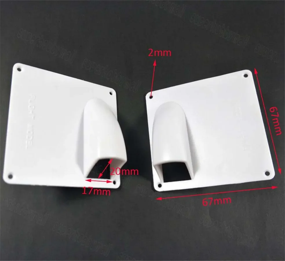 1 Pair Plastic RC Servo Covering Protective Cover Board Servo Fixing Plate For Fixed Wing Airplane