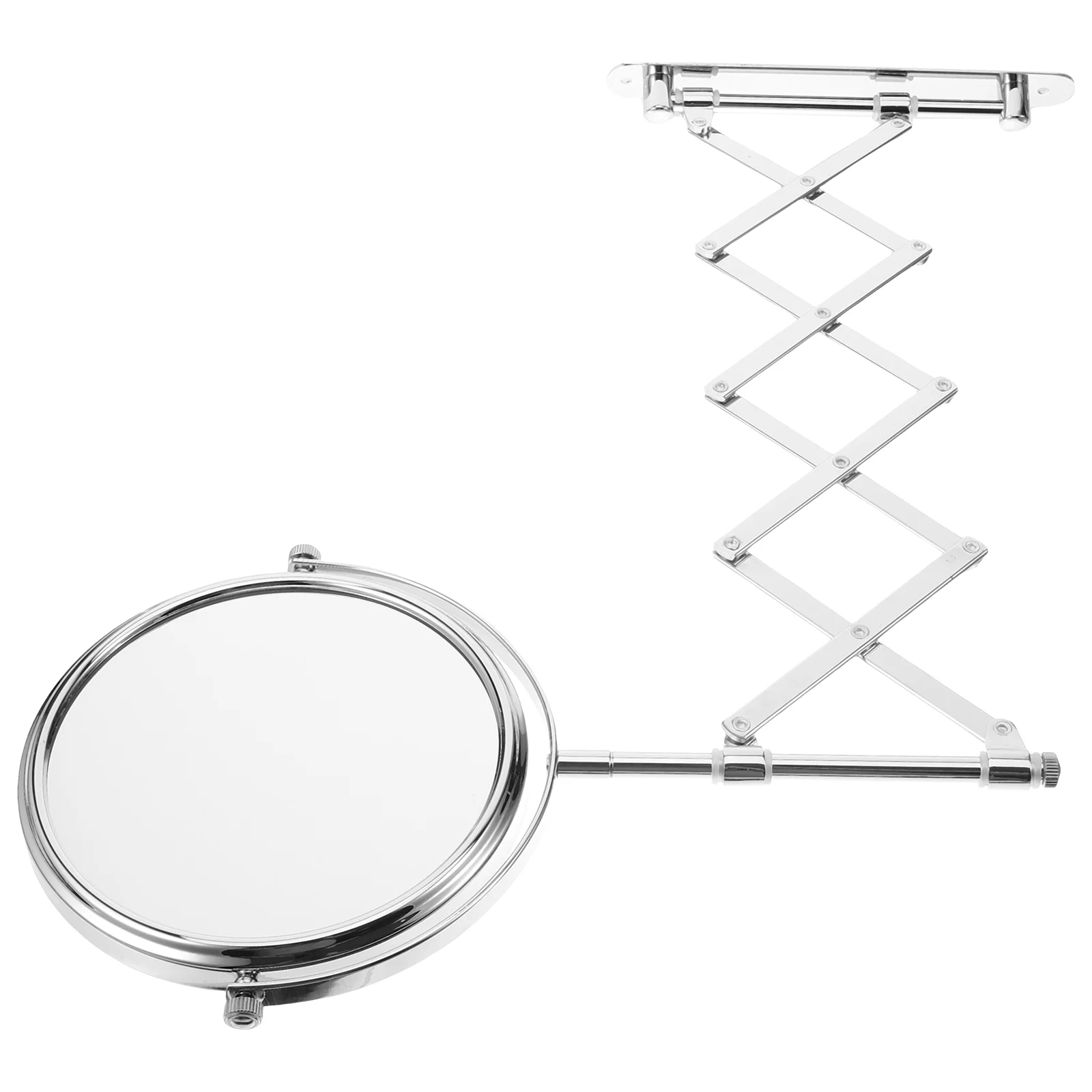 6 Inch Extendable Mirror for Bathroom Magnifying Light up Makeup Wall Mounted Vanity Mirrors