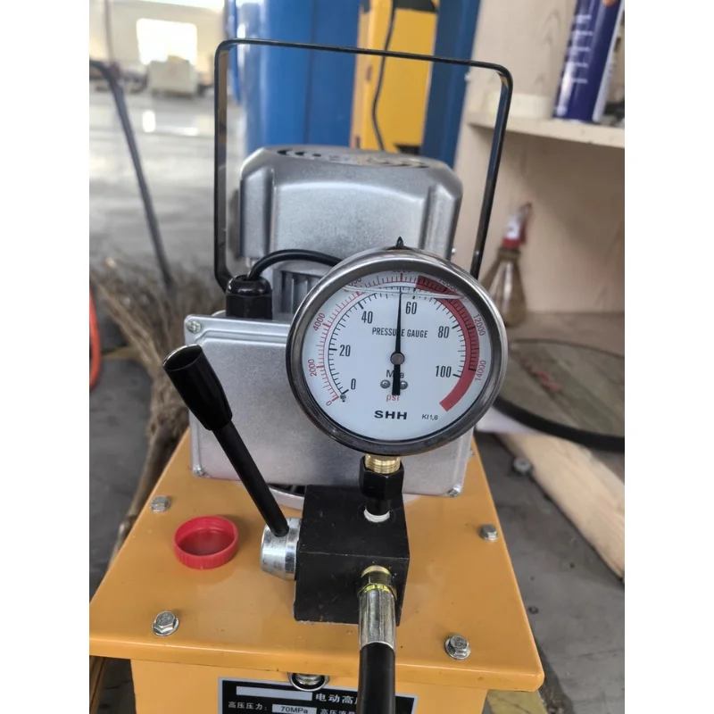 Peiqi750W زيت هيدروليكي عالي الطاقة p رافعة يدوية صمام الملف اللولبي دائرة مزدوجة كهربائية p الصحافة الهيدروليكية الضغط العالي