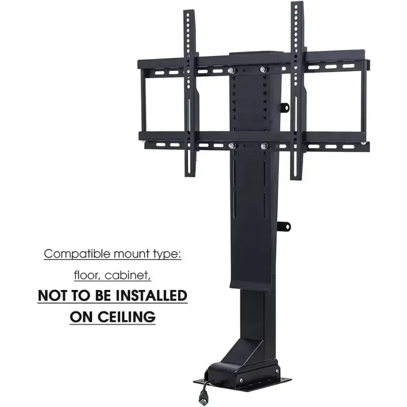 Motorized TV Lift Stand for 32-75 Inch TVs Automatic Height Adjustable Cabinet TV Lift with LCD Monitor Lift Mechanism