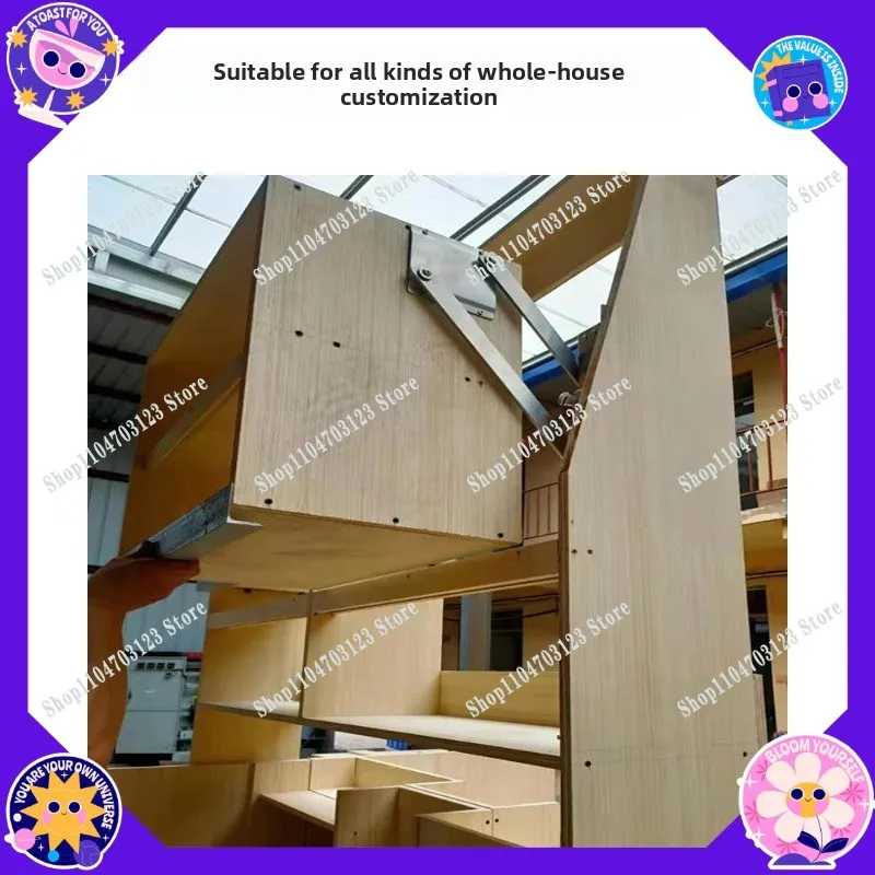 

Hot-selling hanging cabinet basket lift wooden hanging cabinet lift damping buffer