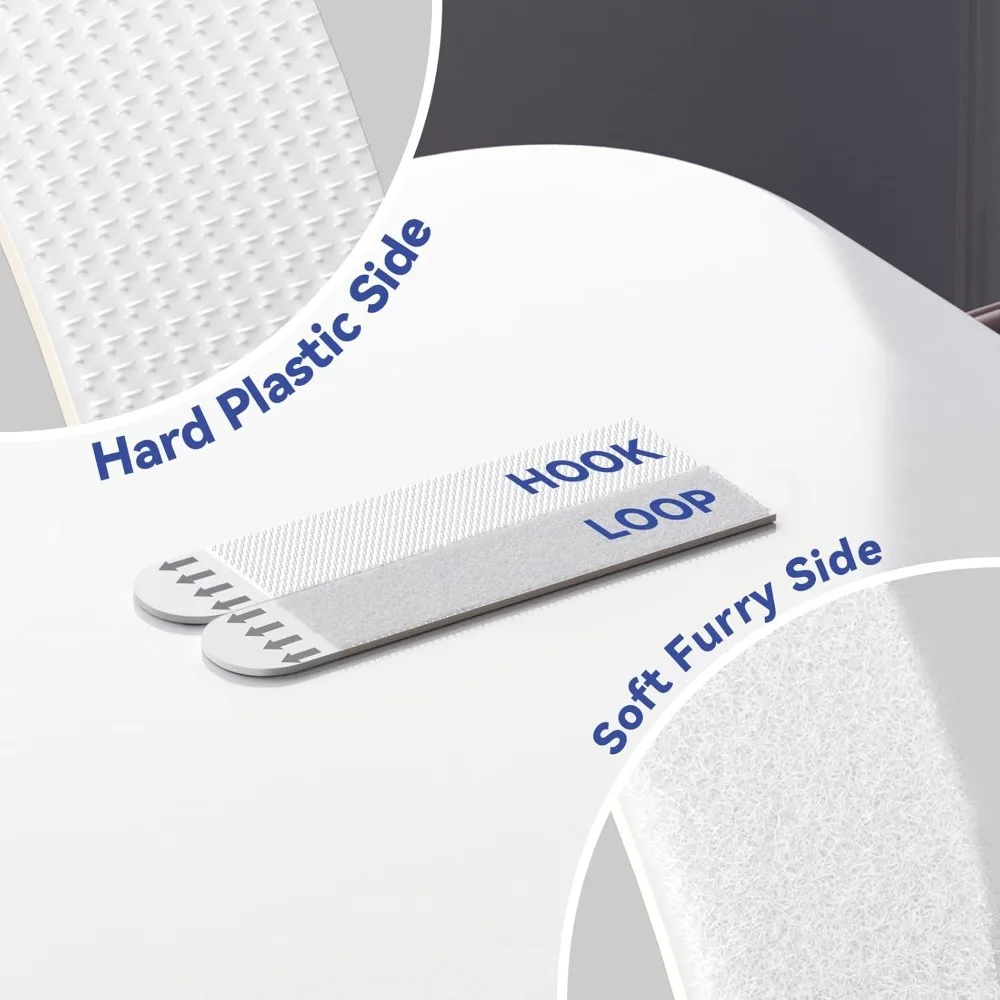 12/24Pairs Heavy Duty Removable Double Sided Strips: Adhesive Hanging Pads – For Picture, Poster, Frame & Wall Mounting