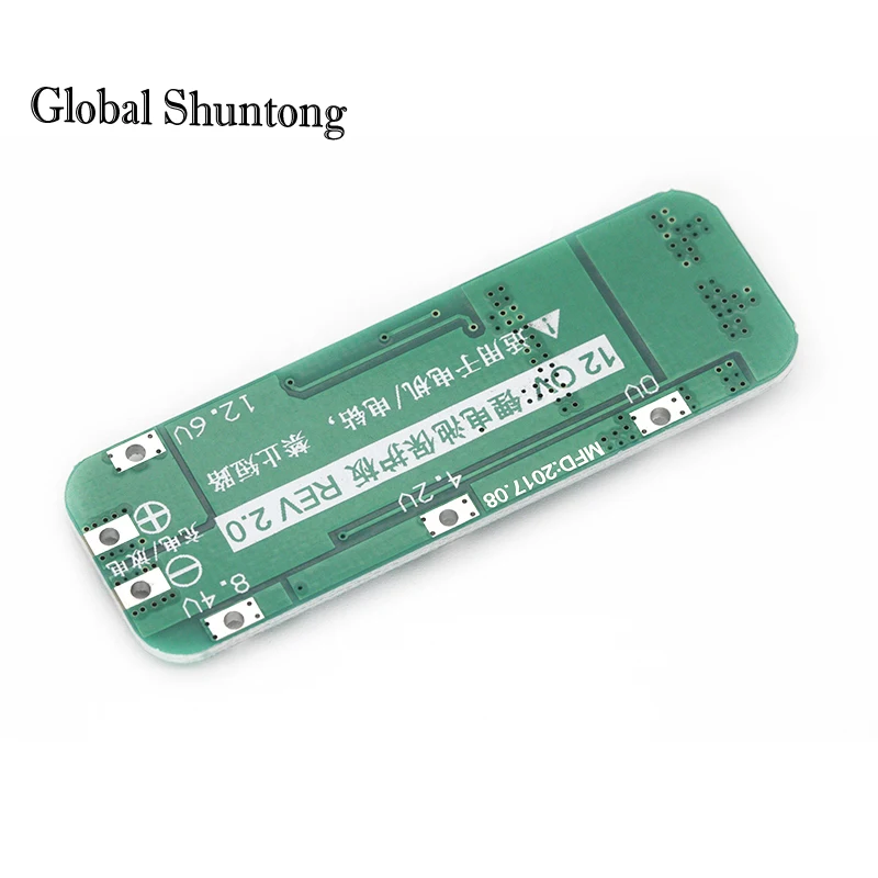 3S 20A Li-ion Lithium Battery 18650 Charger PCB BMS Protection Board For Drill Motor 12.6V Lipo Cell Module 64x20x3.4mm