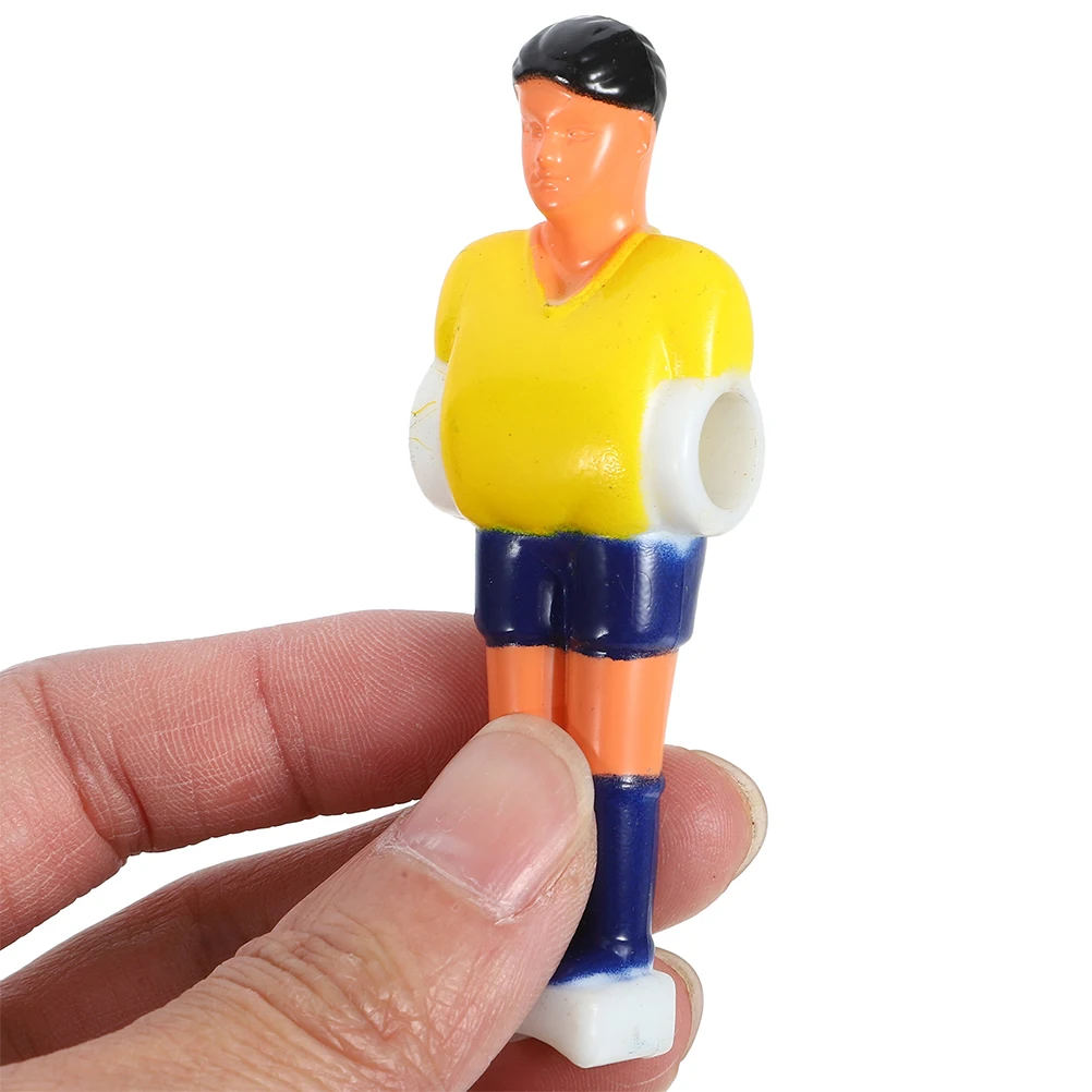 

8 Pcs Football Action Figures Toys Machine Mini Pvc Foosball Table Replacement Parts Baby
