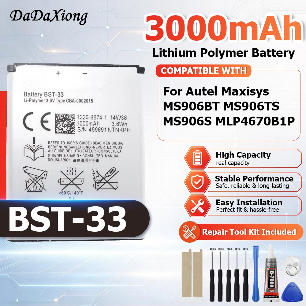 Hight Quality BST-33 Battery For Sony Ericsson K530 K550 K790i K800 K630 K660i K790 K800i K810 K810i Powerful Bateria 1000mAh