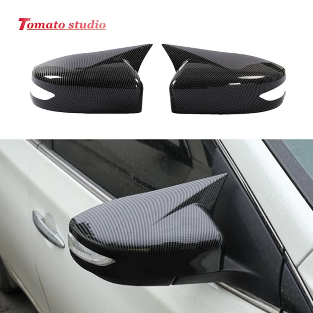 for Nissan Maxima 2016 2017 2018 2019 ABS Chrome Carbon Black Red Car side rearview mirror Cover Trim Sticker Auto Accessories