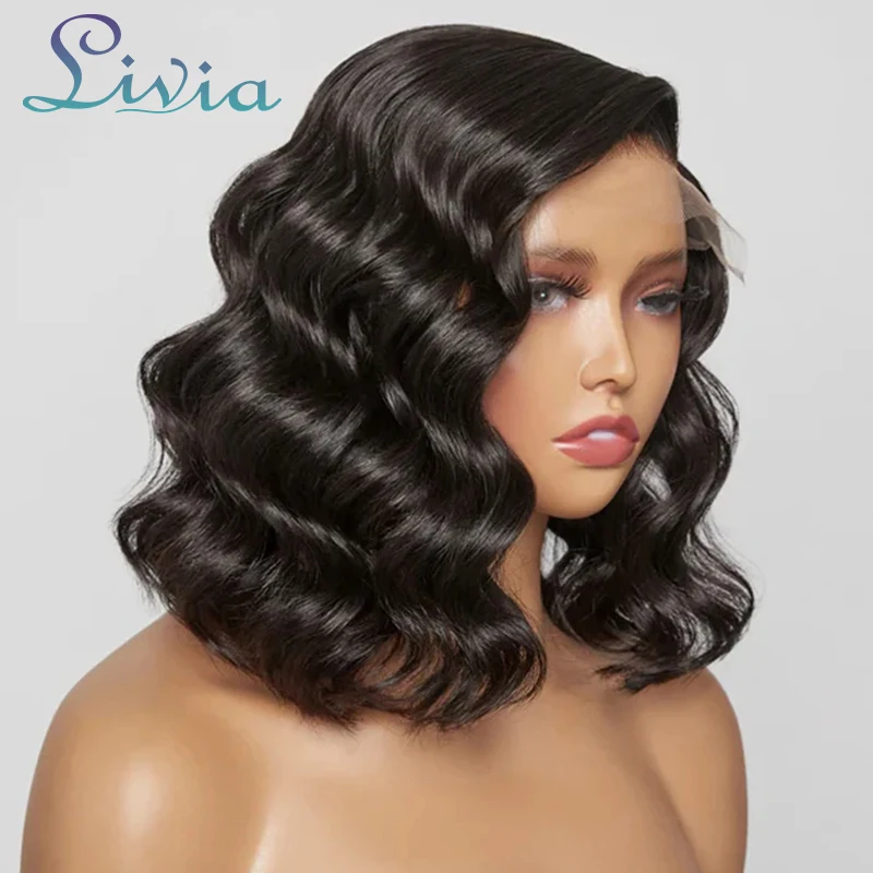 Braziliaanse Pruik Body Wave 4X4 Sluiting Bob Pruiken Menselijk Haar Pre Geplukt Transparant Kant Voor Menselijk Haar Pruik voor Zwarte Vrouw