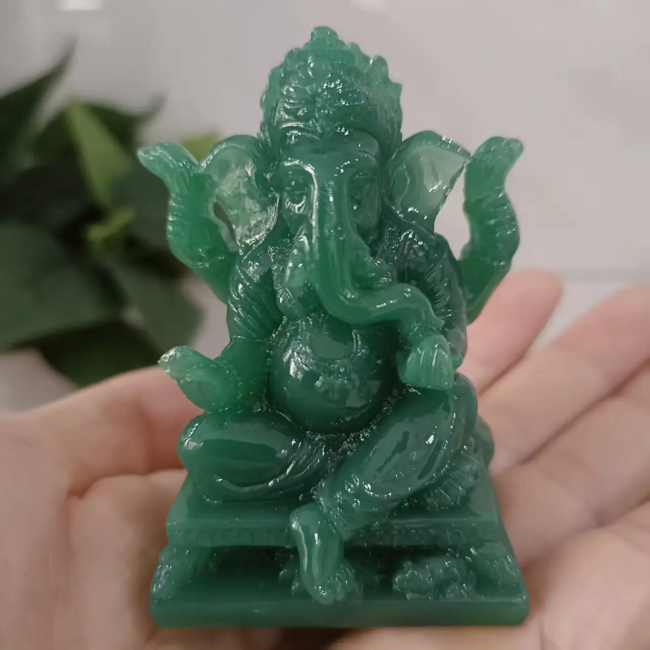 Lord Ganesha Buddha Statue Home Decoration Ganesh Elephant God Sculpture Figurines Ornaments Buddha Statues FengShui Lucky Gift