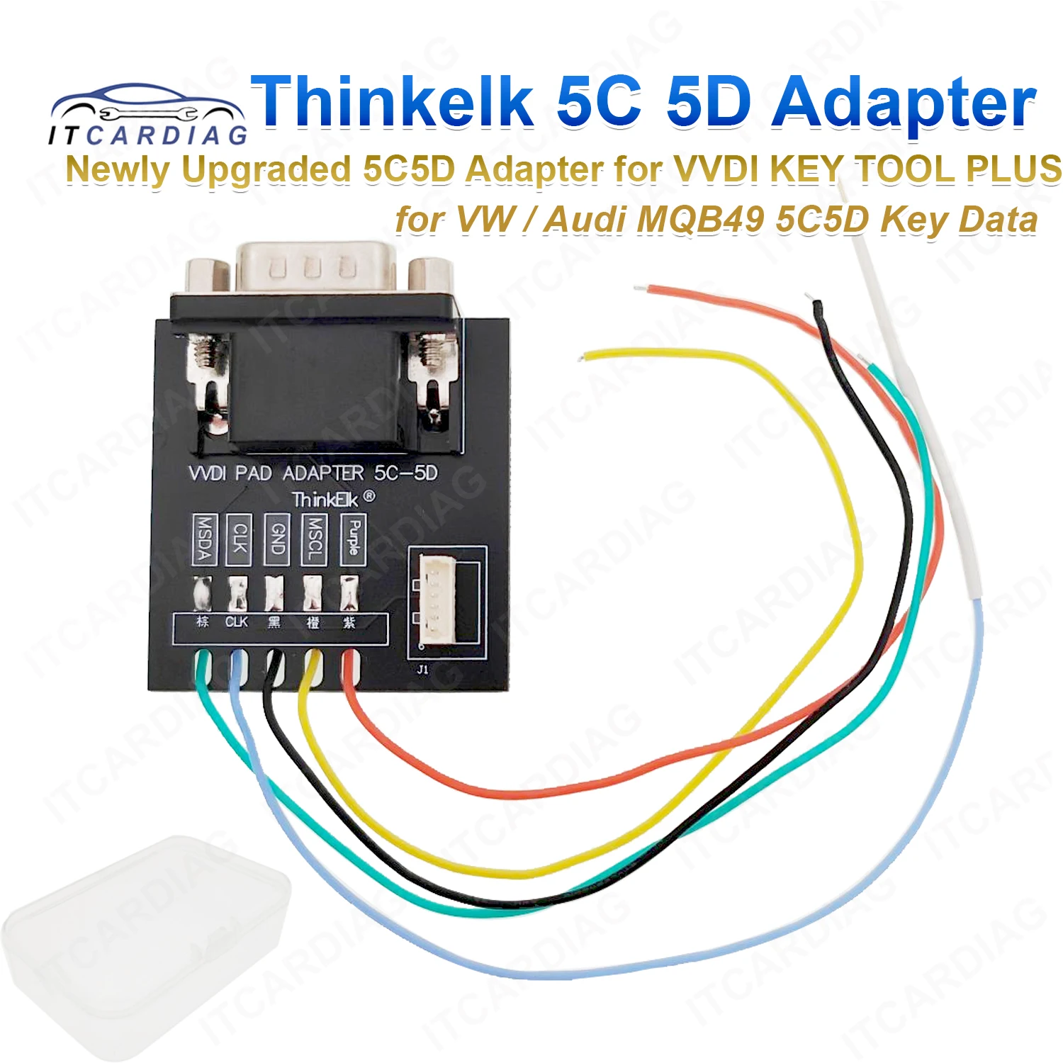 

Thinkelk 5C 5D adapter for VVDI Key Tool Plus Add 5c5d Keys For VW For Audi MQB49 5C5D Key Data