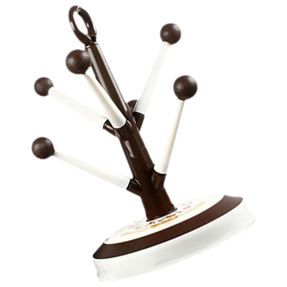 

Cup Holder Drying Rack Tree Shape Stand for Kitchen Mug Racks Coffee Cups Plastic Material Long Term Use Gifts