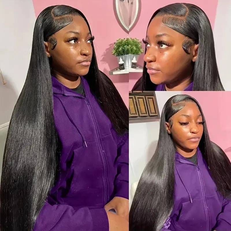 Rosabeauty 30 40 Inch 13x6 Human Hair 13X4 Frontal 5X5 Glueless Ready to Wear Wig 250% Density For Women Straight Lace Front Wig