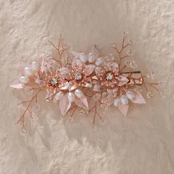 Hot Sales Women Hair Accessories Rhinestones Party Hair Clip Wedding Ceremony Hair Pin Bridal Party Head Jewelry Bride Headpiece