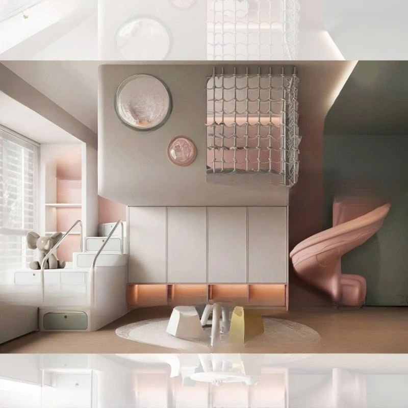 tempat tidur anak perempuan tempat tidur putri kastil impian anak perempuan pangkalan rahasia anak-anak