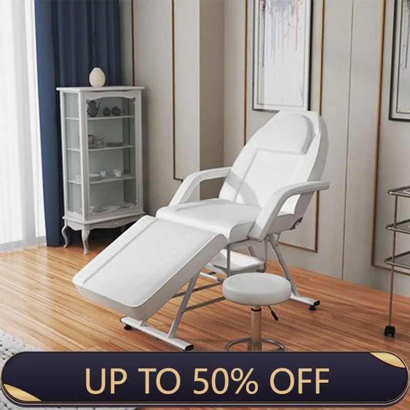 Foldable Multi Function Beauty Bed Chair For Salon Massage Microblading Tattoo Spa Table With Dual Use Design