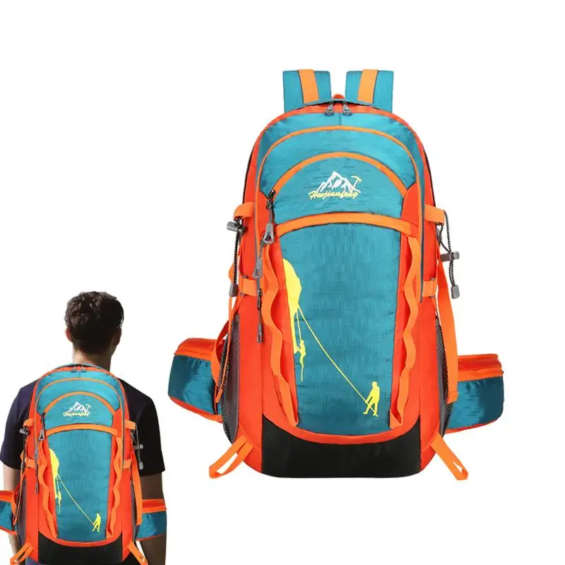 

Outdoor Mountaineering Bag Waterproof Camping Backpack High Capacity Load Reduction Hiking Backpack Travel Comfort Breathable