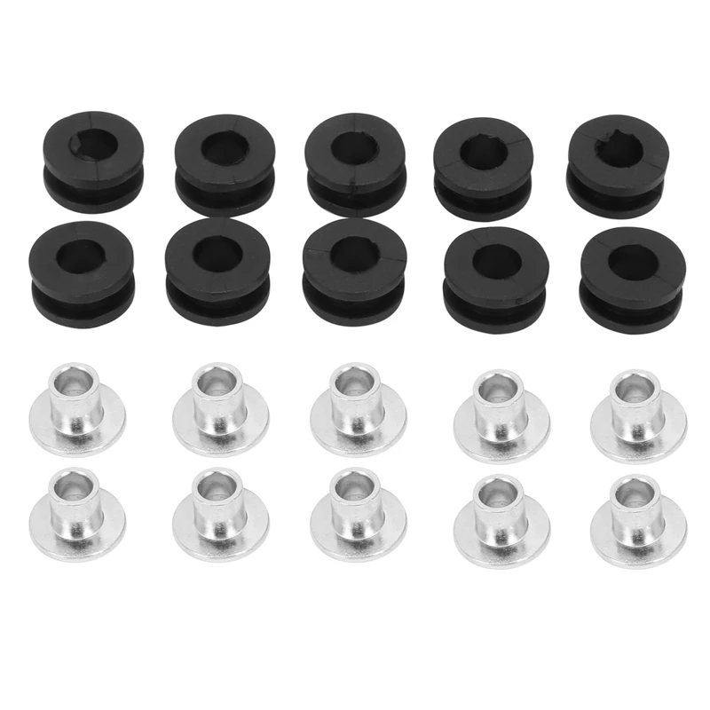 10Pcs Motorcycle Rubber Grommets For Honda For Yamaha For Suzuki For Kawasaki Fairings