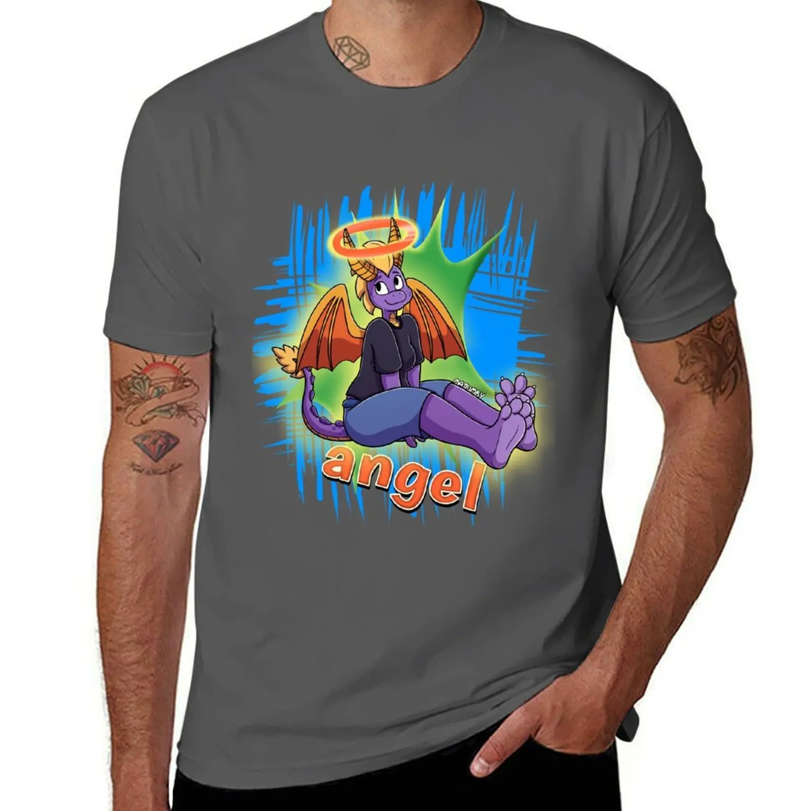 

Spyro Anthro Angel T-Shirt t shirt for man t shirts for man slim fit funny t shirts man T-Shirt