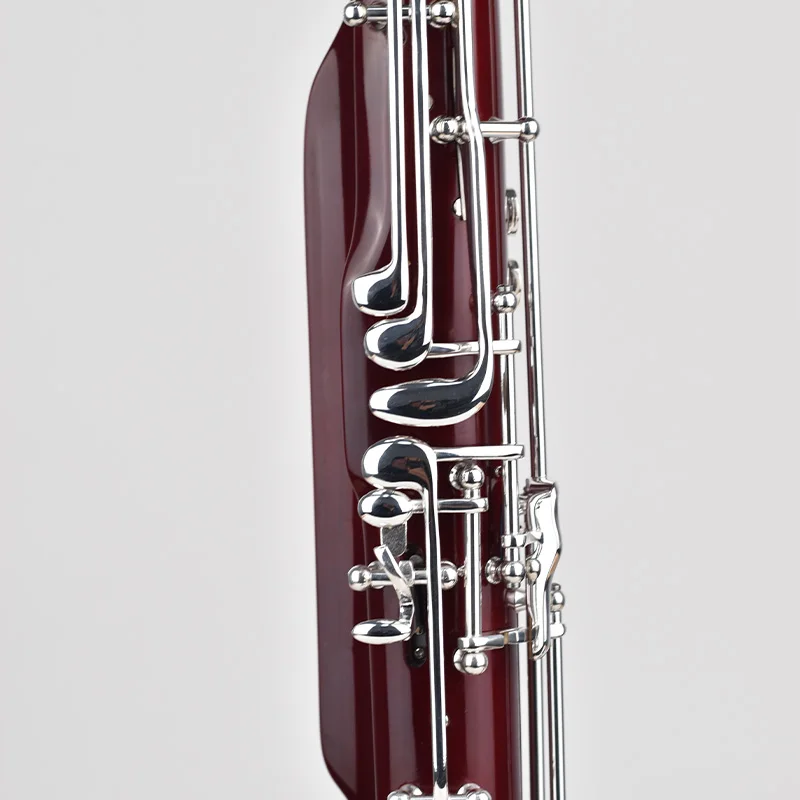 ANMUTIG-Professional C Bassoon with Silver Plated Button, Maple Tube Body