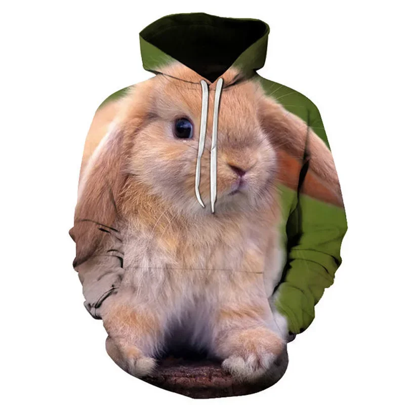 

Cute Rabbit Fashion Style 3D Printed Hoodies Unisex Pullovers Hoodie Casual Sweatshirts Street Top Tracksuit
