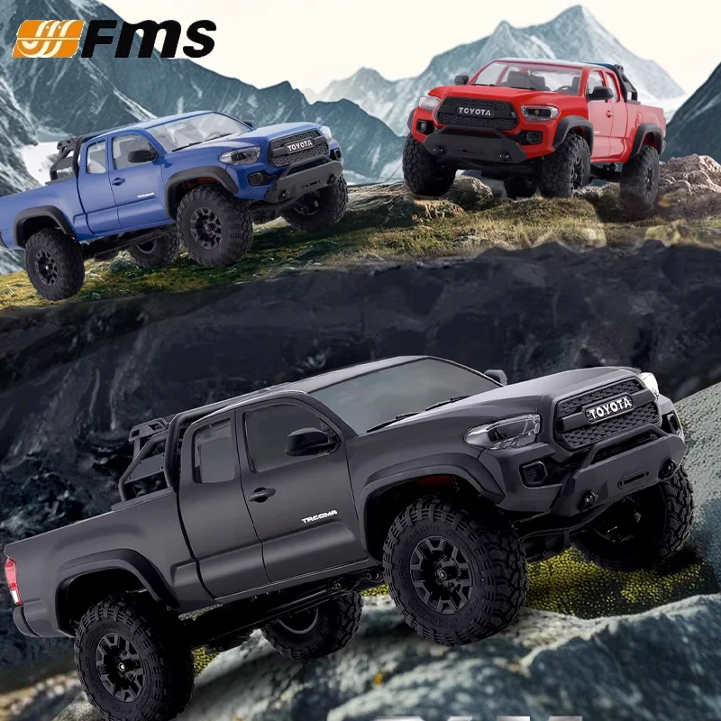 FMS 1/24 Full-Scale Simulation Model of TACOMA Remote Control Car RC ABS Shell Two-Speed Remote Control Toy Car