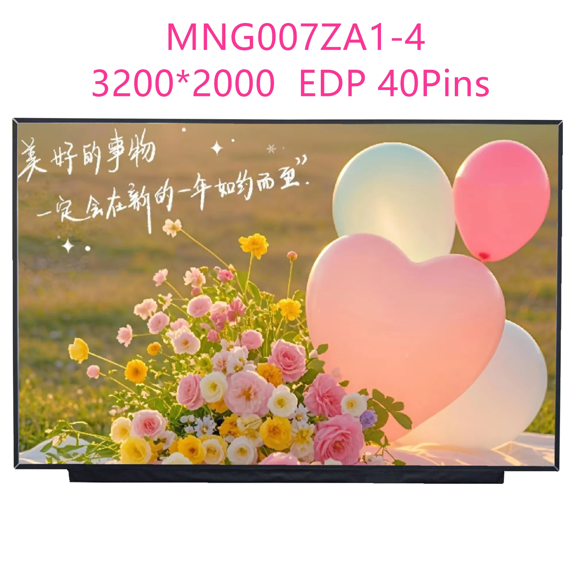 16.0'' 165Hz MNG007ZA1-4 Laptop LCD Screen Display Panel Matrix 3200*2000 EDP 40 Pins