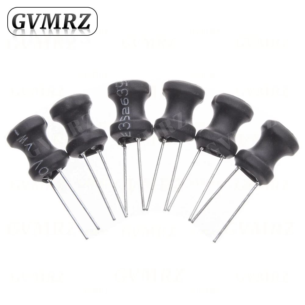 10PCS DIP Power Inductor 8X10MM 2.2UH 4.7UH 10uH 22uH 100uH 150uh 220uH 330uH 470uH 1MH 2.2MH 4.7MH 10MH Inductance 8*10mm 2Pin