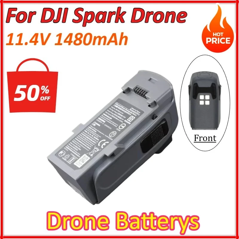 

Newly Upgraded High Quality Drone Batterys for DJI Spark Drone 11.4V 1480mAh UAV Replacement Batteries Accessories