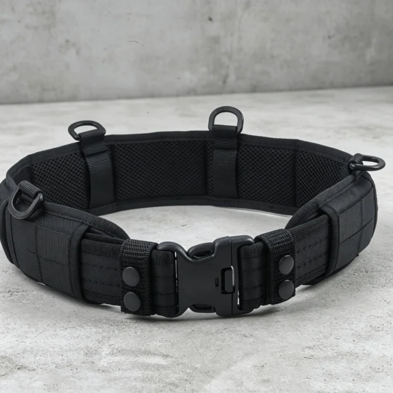Lightweight Belt Tactical Combat belt MOLLE Plastic Buckle Quick Release Adjustable